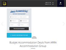 Tablet Screenshot of budgetmotelchain.com.au